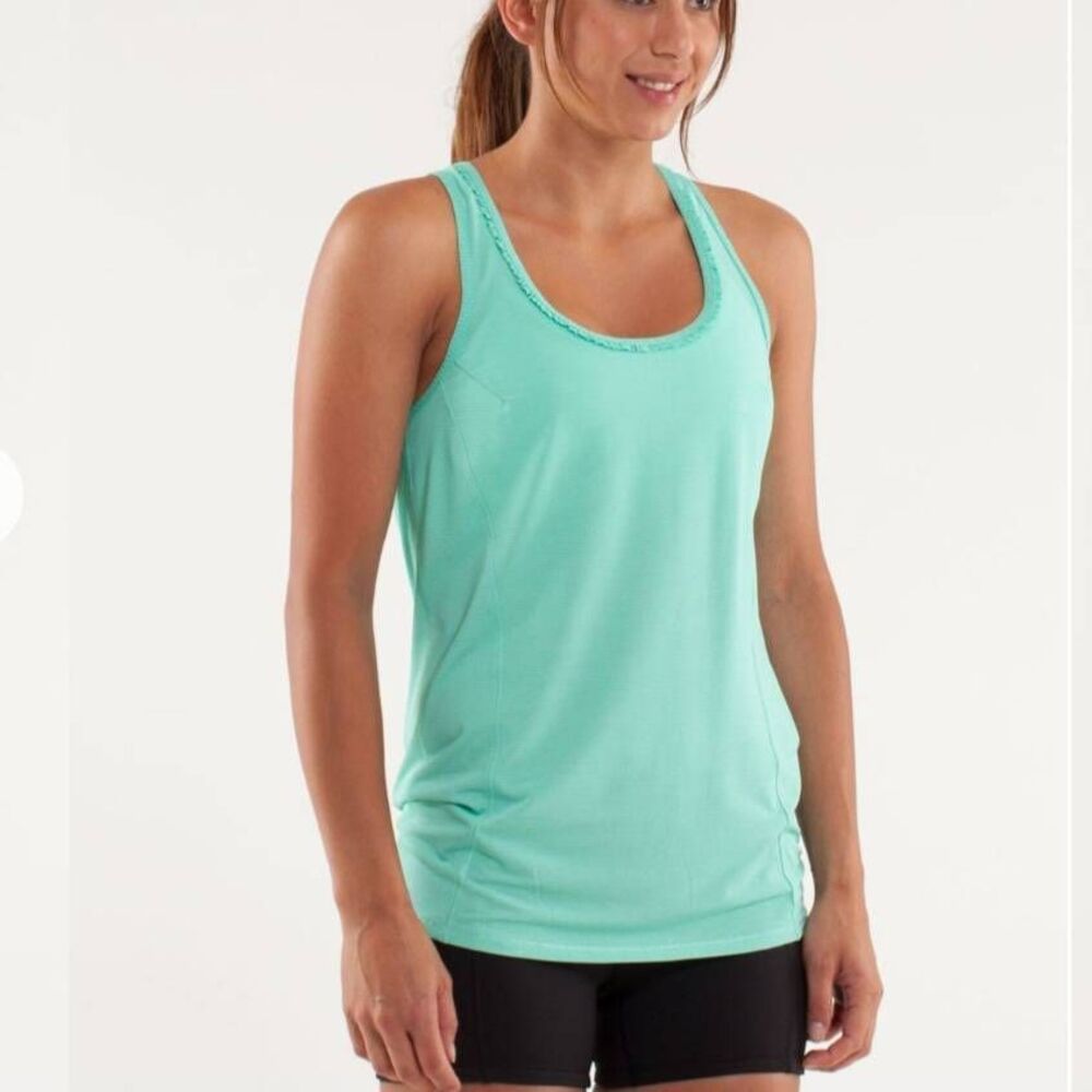 Lululemon Silver Bullet Sleeveless Tech Tank Top - Menthol